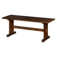 thumbnail image 1 of Sunny Designs 48" French Country Barn Door Coffee Table in Off-White/Dark Brown, 1 of 9