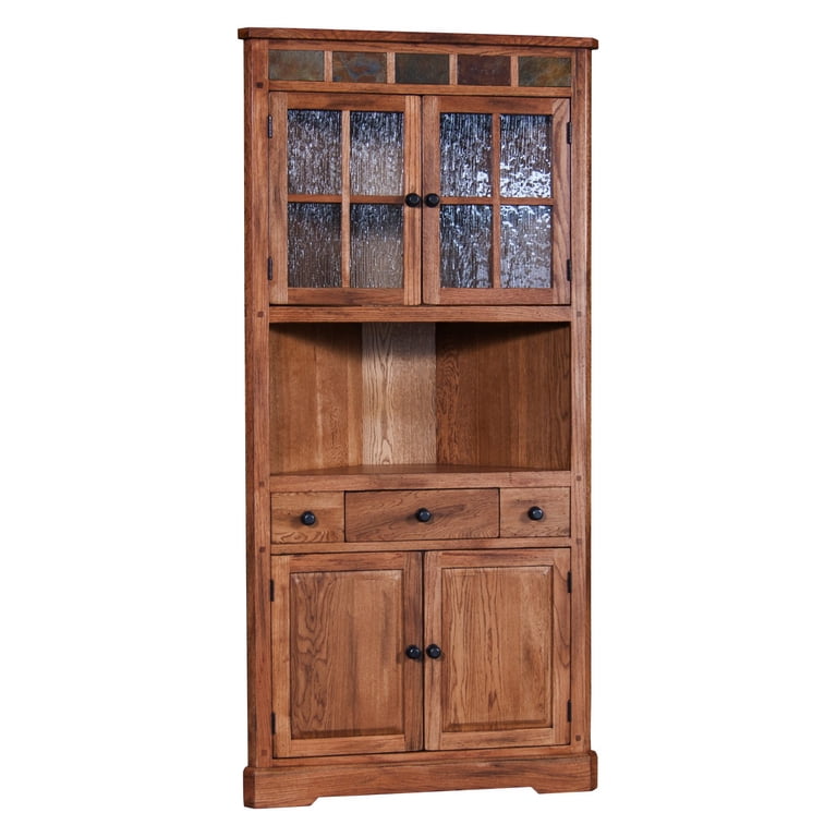 Sunny Designs Sedona Corner China Cabinet - Walmart.com