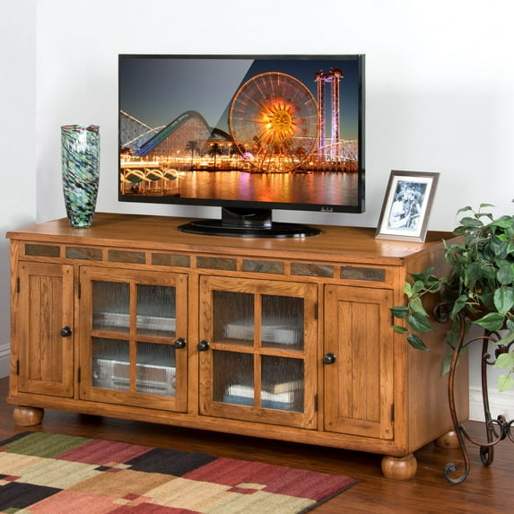 Sunny Designs Sedona TV Console - Rustic Oak