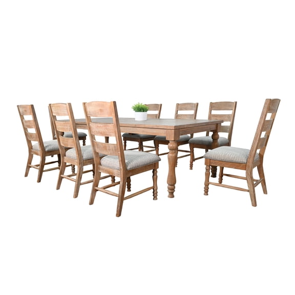 Sunny Designs Sierra Rectangular Extension Dining Set with Turned Legs