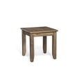 thumbnail image 1 of Sunny Designs Homestead 22" Mahogany Wood End Table in Tobacco Leaf, 1 of 2