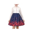 thumbnail image 1 of Sunny Fashion Girls Dress Valentines Love Heart Floral Lace Party Wedding Birthday 10 Years, 1 of 9