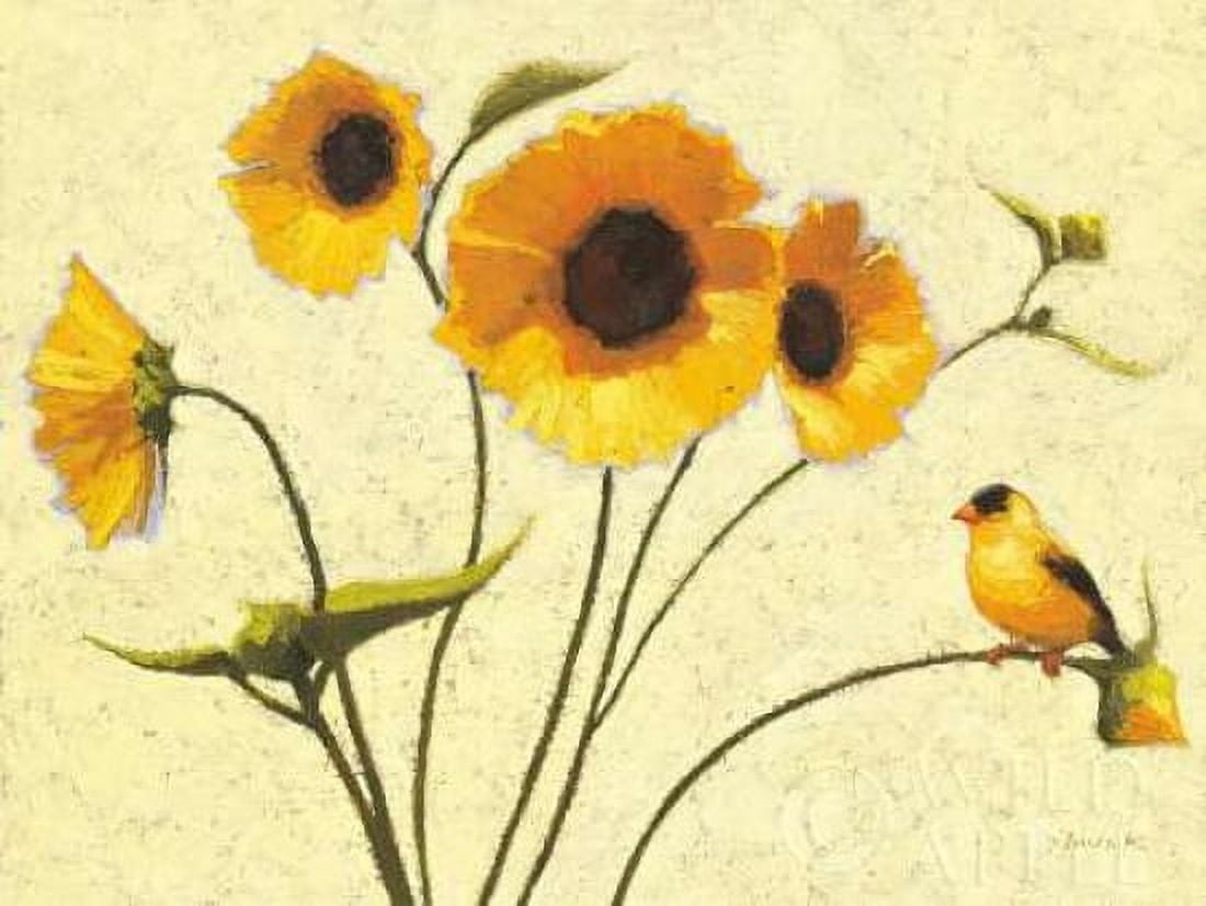 Sunny Flowers IV Canvas Art - Shirley Novak (18 x 24)