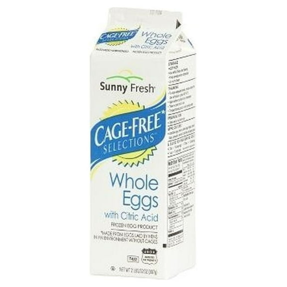 Sunny Fresh Cage Free Selections Whole Eggs with Citric Acid, 2 Pound -- 12 per case.