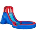 thumbnail image 1 of Sunny & Fun Inflatable Water Slide & Blow up Pool, Kids Water Park for Backyard, 1 of 8