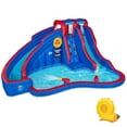 thumbnail image 1 of Sunny & Fun Fun Water Slide & Blow-up Pool for Kids Backyard Water Park, 1 of 10