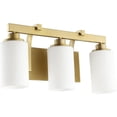 thumbnail image 1 of Sunny Gate 3 Light Bathroom Light in Transitional Style 20 inches Wide By 9.5 inches High-Aged Brass Finish Bailey Street Home 183-Bel-2534617, 1 of 1