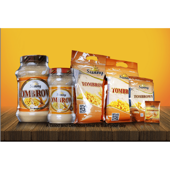 Sunny Gold Tombrown Cereal 2.2LB (1KG) Sachet - Tom Brown Porridge