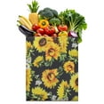thumbnail image 1 of Sunny Golden Sunflower Print Reusable Shopping Bag - Large Capacity & Machine Washable Tote for Women, 1 of 6