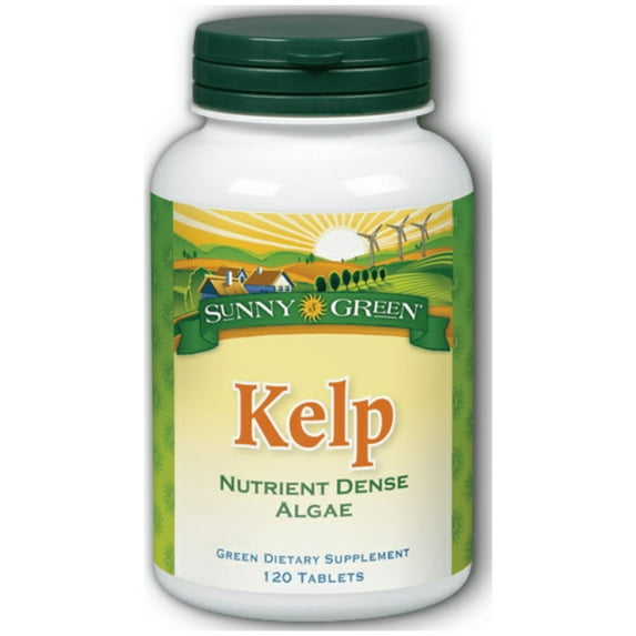 Sunny Green Kelp 100mg | Nutrient Dense Algae | 120CT