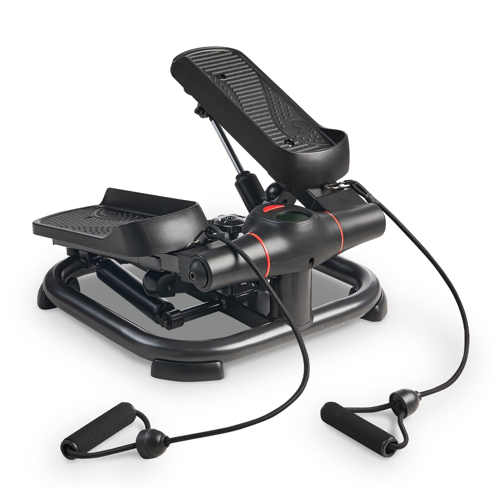 Sunny Health 2 in 1 Power Stepper Heavy Duty 330LB Max Bluetooth Height Adjustable SF S021054 Black Walmart
