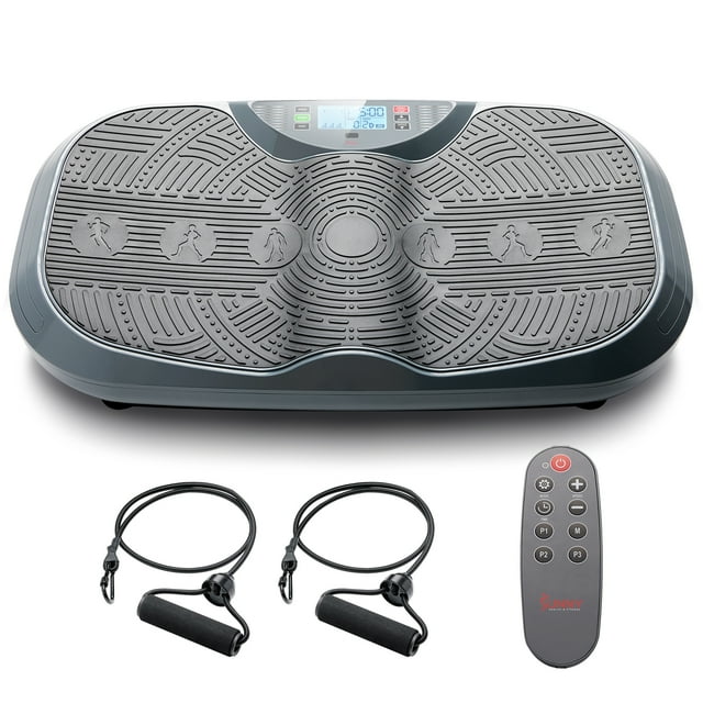 Sunny Health & Fitness 3D Vibration Plate Exercise Platform Dual ...