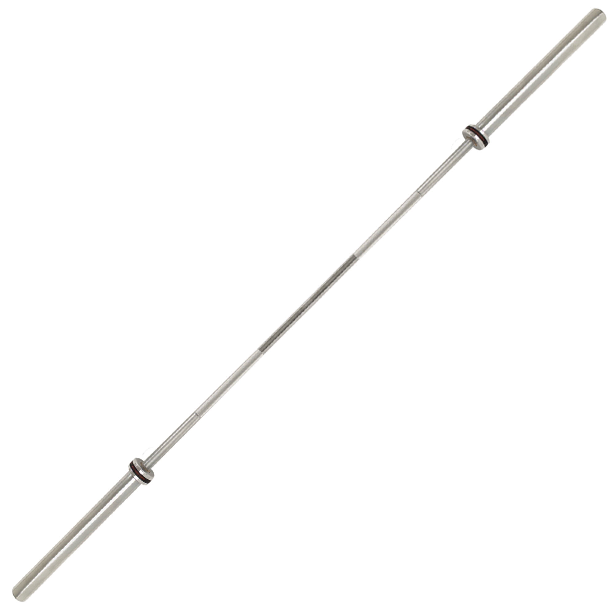 Sunny Health & Fitness 86” (7 ft) Olympic Barbell Bar with 28mm Shaft Diameter - SF-OB04-86-28
