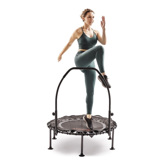 Sunny Health & Fitness Active 40-Inch Fitness Trampoline with Adjustable Handlebar