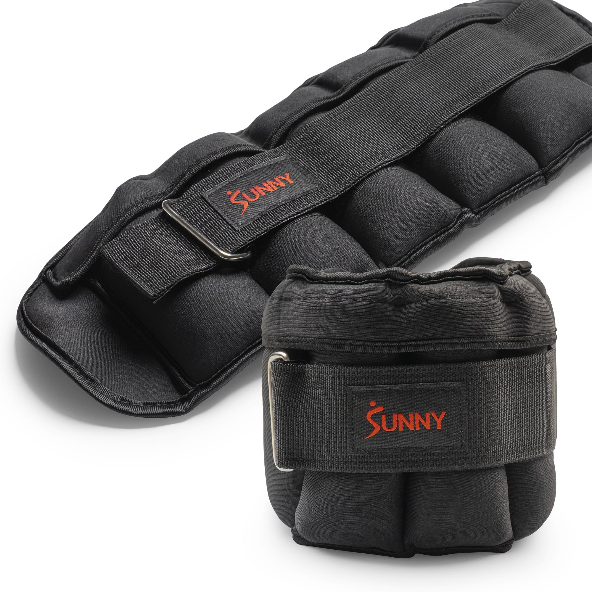 Sunny Health & Fitness Adjustable Ankle Weight 5-Pound (Pair) - SF-WA02-BK