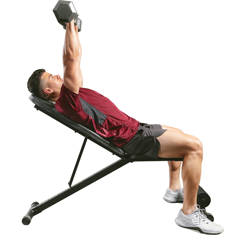 Sunny Health & Fitness Adjustable Incline / Decline Weight Bench -  SF-BH620038
