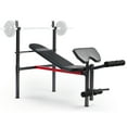 thumbnail image 1 of Sunny Health & Fitness Adjustable Standard Incline Weight Bench with Leg Developer and Preacher Curl Attachment - SF-BH623009, 1 of 8