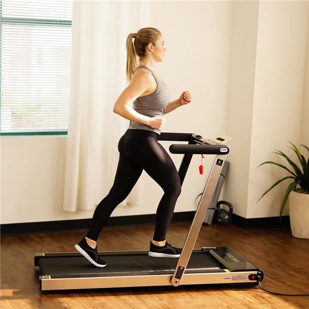 Sunny Health Fitness Asuna Slim Folding Motorized Treadmill Trainer in Bahrain at BHD 381 Rating 5