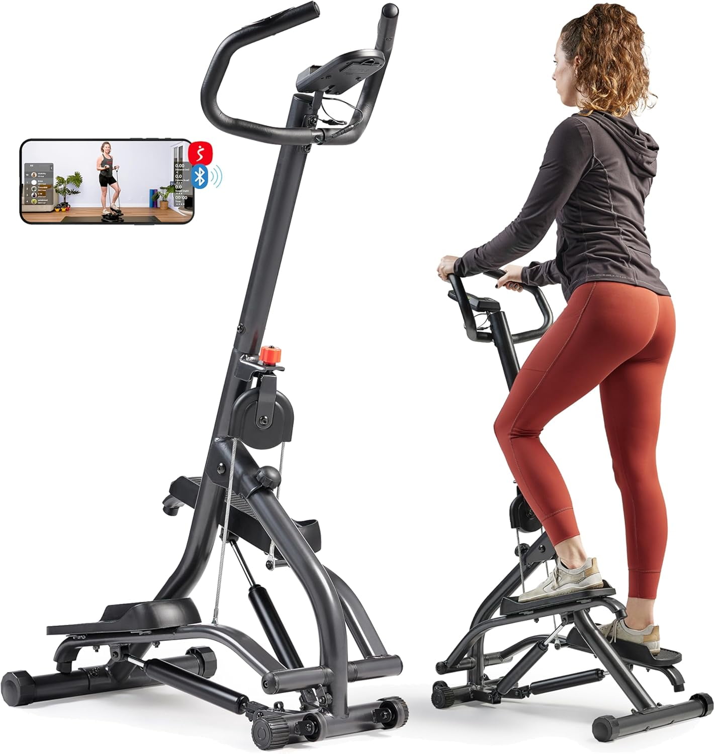 Stamina Products Spacemate Adjustable Folding Fitness Stepper Cardio Exercise Equipment Walmart