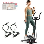 Sunny Health & Fitness Elliptical Compact Magnetic Elliptical Cross Trainer with FREE SunnyFit® App