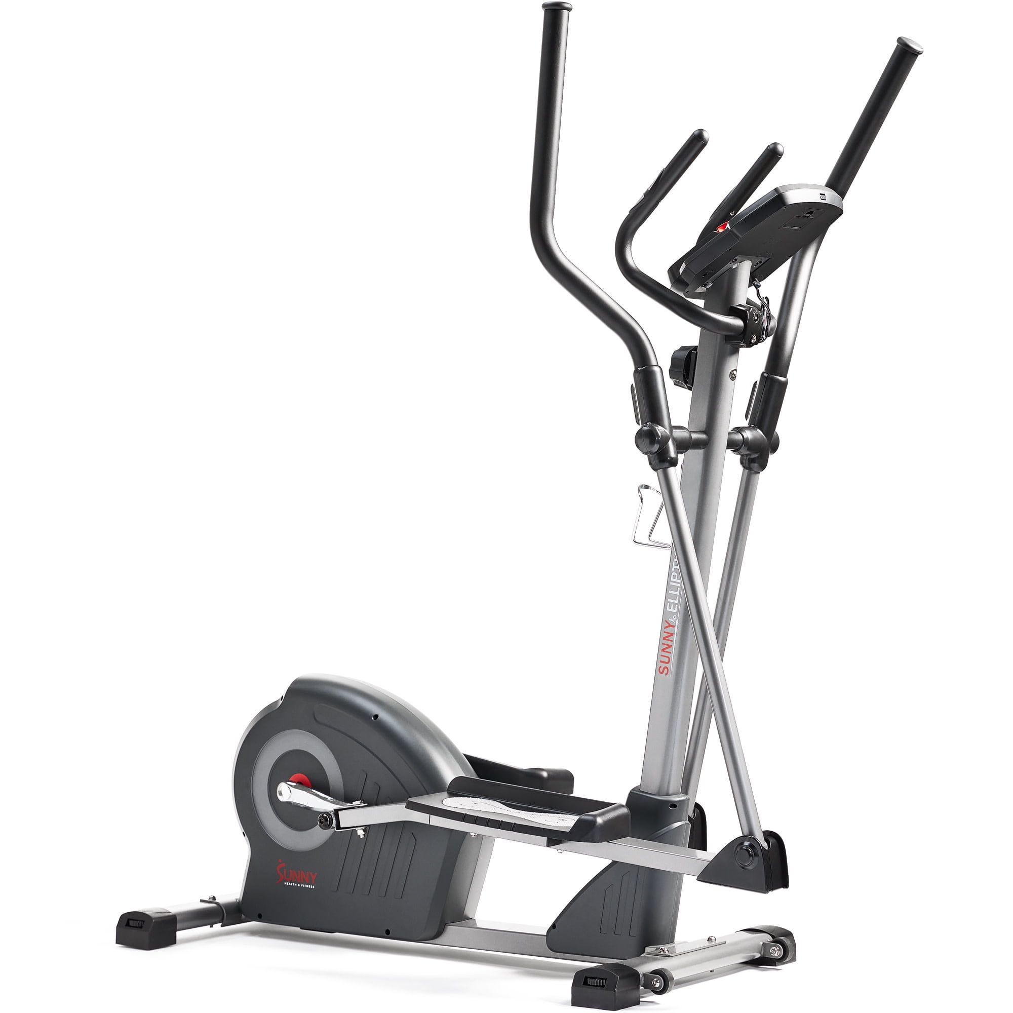 Sunny Health & Fitness Connected Cardio Elliptical, Elite Interactive Series Exercise w Smart Bluetooth & FREE SunnyFit® App - SF-E320047