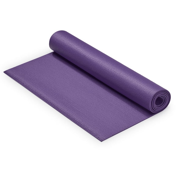 Sunny Health & Fitness High-Density 4mm Yoga Mat (Purple) -NO. 031-P
