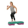 thumbnail image 1 of Sunny Health & Fitness Deluxe Workout Stepper - Exercise Platform for Aerobic, Core, Strength and Stability Training, NO. 049, 1 of 8