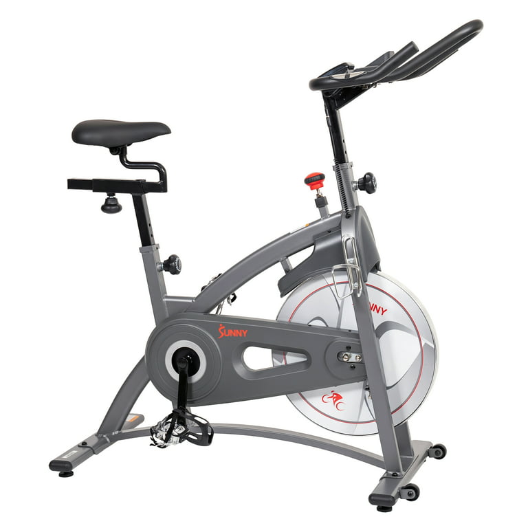 Atlas rapport trussel Sunny Health & Fitness Endurance Belt Drive Indoor Cycle Exercise Bike with  Magnetic Resistance for Stationary Cardio, SF-B1877 - Walmart.com