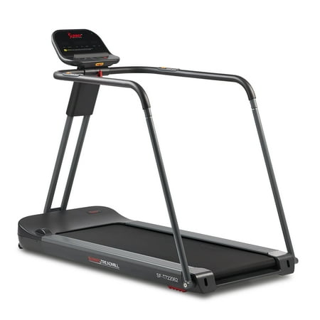 Sunny Health & Fitness Endurance Cardio Running Treadmill with Extended Safety Handrails & FREE SunnyFit® App