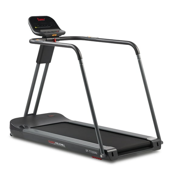 Sunny Health & Fitness Endurance Cardio Running Treadmill with Extended Safety Handrails & FREE SunnyFit App
