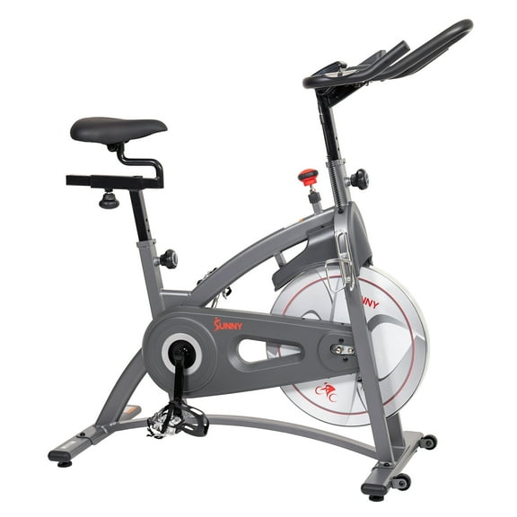 Sunny Health & Fitness Endurance Magnetic Belt Drive Indoor Cycle Exercise Bike for Stationary Cardio w Free SunnyFit® App Membership SF-B1877