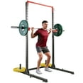 thumbnail image 1 of Sunny Health & Fitness Essential 800-lb High Capacity Power Rack Cage with Weight Plate Storage & Adjustable J-Hooks - SF-XF920063, 1 of 9