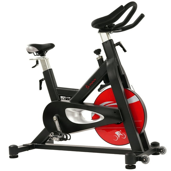 Sunny Health & Fitness Evolution Pro Magnetic Belt Drive Indoor Cycling Bike, High Weight Capacity, Heavy Duty Flywheel - SF-B1714
