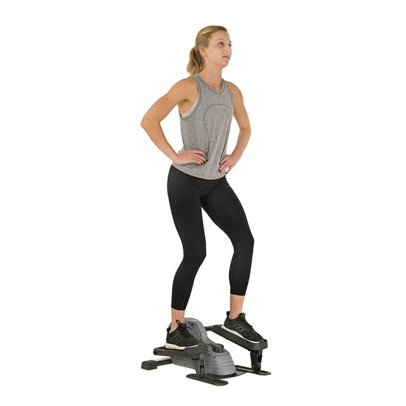 Sunny Health & Fitness Home Cardio Portable Stand-up Magnetic Elliptical Trainer Machine