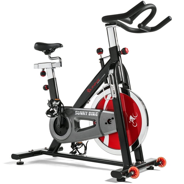 Sunny Health & Fitness Indoor Cycling Exercise Bike Workout Machine Belt Drive - SF-B1002
