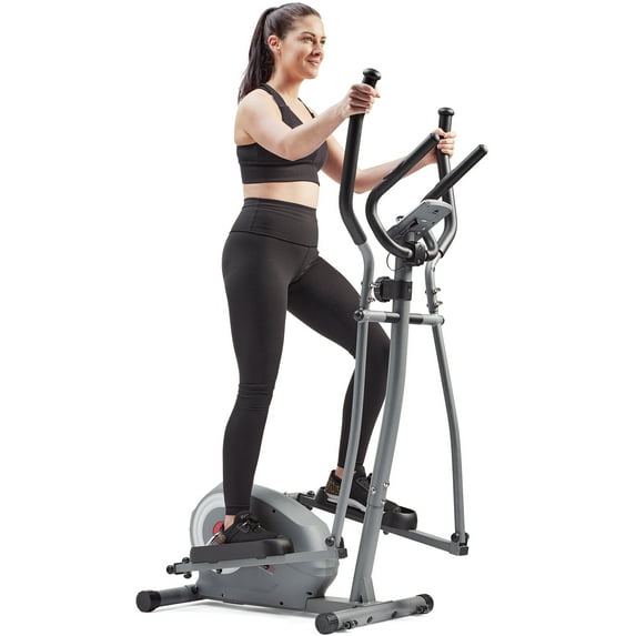 Sunny Health & Fitness Indoor Magnetic Cardio Elliptical, Essentials Series w Smart Bluetooth & FREE SunnyFit® App - SF-E322002