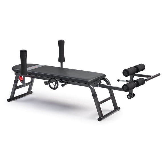 Sunny Health & Fitness Inversion Table, Adjustable Stretch & Decompression Trainer for Home Fitness