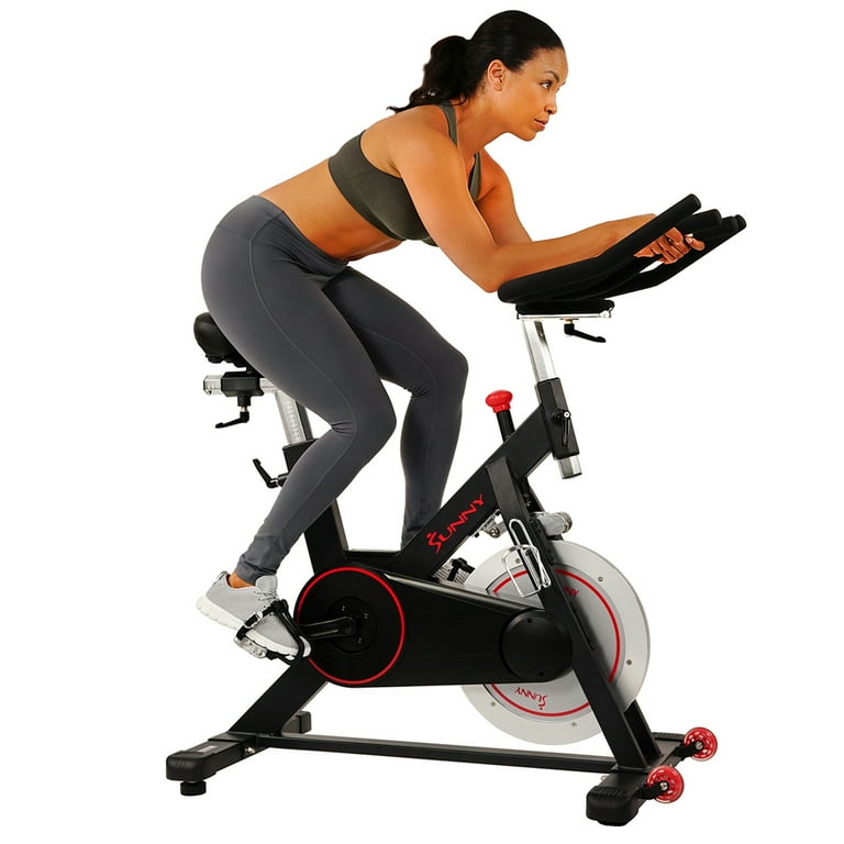 Sunny Health & Fitness Magnetic Belt Drive Indoor Cycling Bike