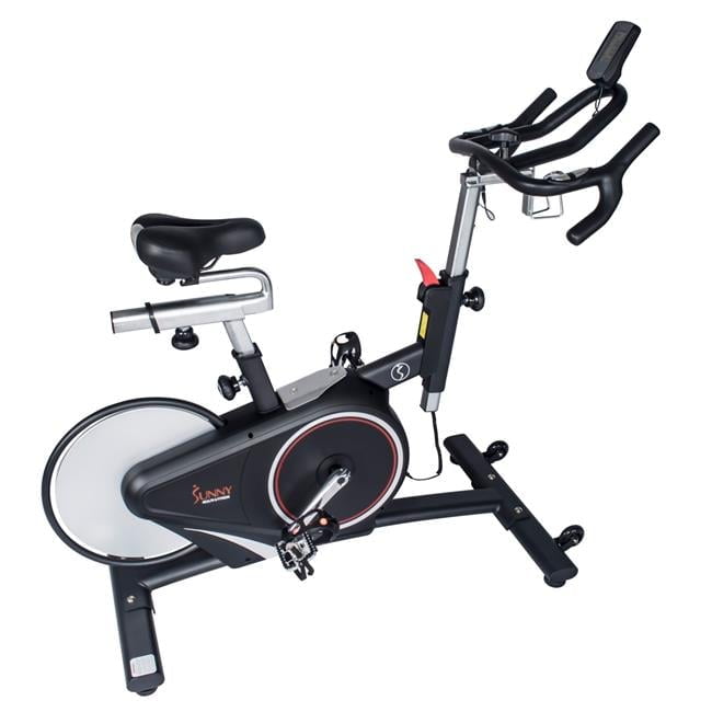 Sunny Health Fitness Magnetic Belt Rear Drive Indoor Cycling