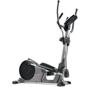 Sunny Health & Fitness Magnetic Elliptical Trainer Elliptical Machine w/ Device Holder, Programmable Monitor and Heart Rate Monitoring, High Weight Capacity - SF-E3912