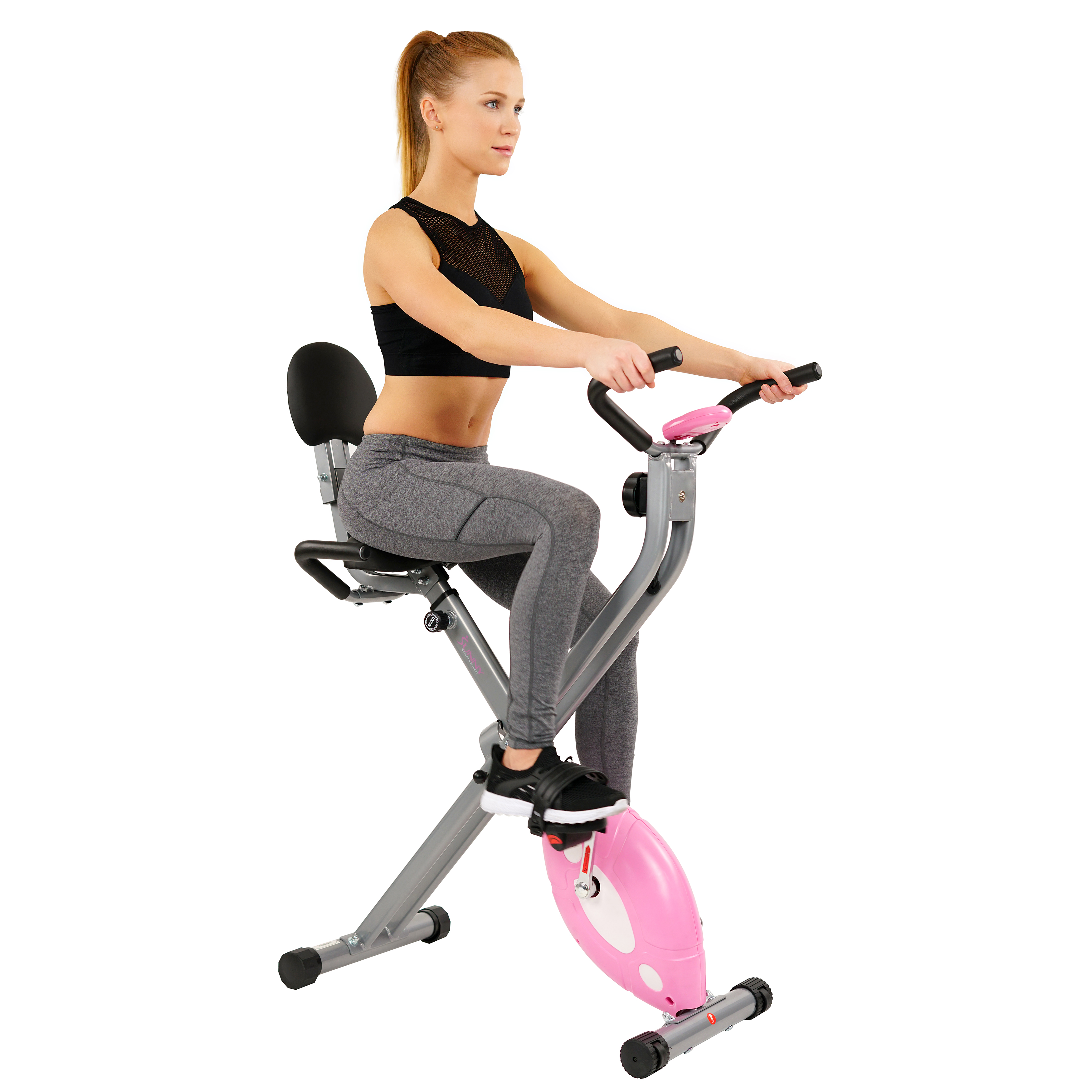 Sunny Health & Fitness Magnetic Folding Recumbent Bike Exercise Bike, 220lb Capacity - SF-RB1117 - image 1 of 11