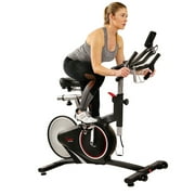 Sunny Health & Fitness Magnetic Indoor Cycling Exercise Bike, Belt Drive, Cadence Sensor, Pulse Monitor SF-B1709