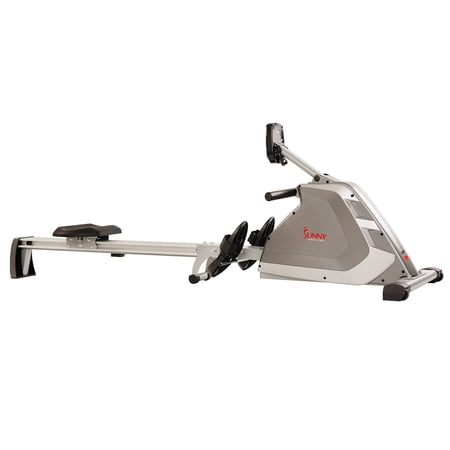 Sunny Health & Fitness Magnetic Programmable Rowing Machine Rower for Home Exercise, High Weight Capacity, LCD Monitor, SF-RW5854