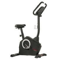 Sunny Health & Fitness Magnetic Upright Exercise Bike w/ LCD, Pulse Monitor, Stationary Cycling and Indoor Home Workouts SF-B2883