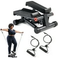 thumbnail image 1 of Sunny Health & Fitness Mini Stepper + Exercise Bands w Free SunnyFit® App Membership - NO. 012SMART, 1 of 9