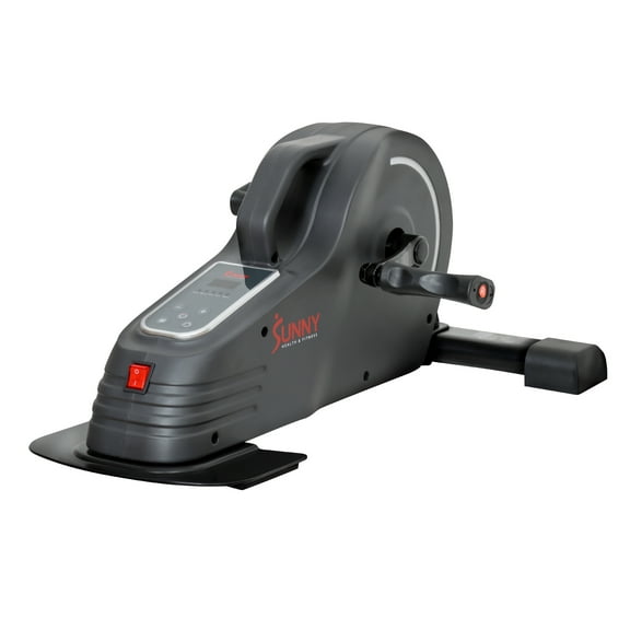 Sunny Health & Fitness Motorized Electric Under Desk Bike for Legs and Arms - SF-B0960