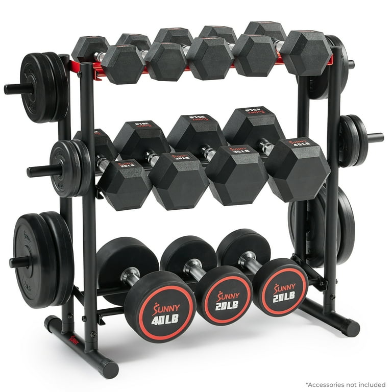 Free Shipping Sunny Health Fitness Multi Weight Storage Rack Stand SF XF921036 Walmart Walmart