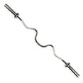thumbnail image 1 of Sunny Health & Fitness Olympic 48" Curl Bar with Ring Collars for Strength Training, Weightlifting, and Home Exercise, OB-48, 1 of 8