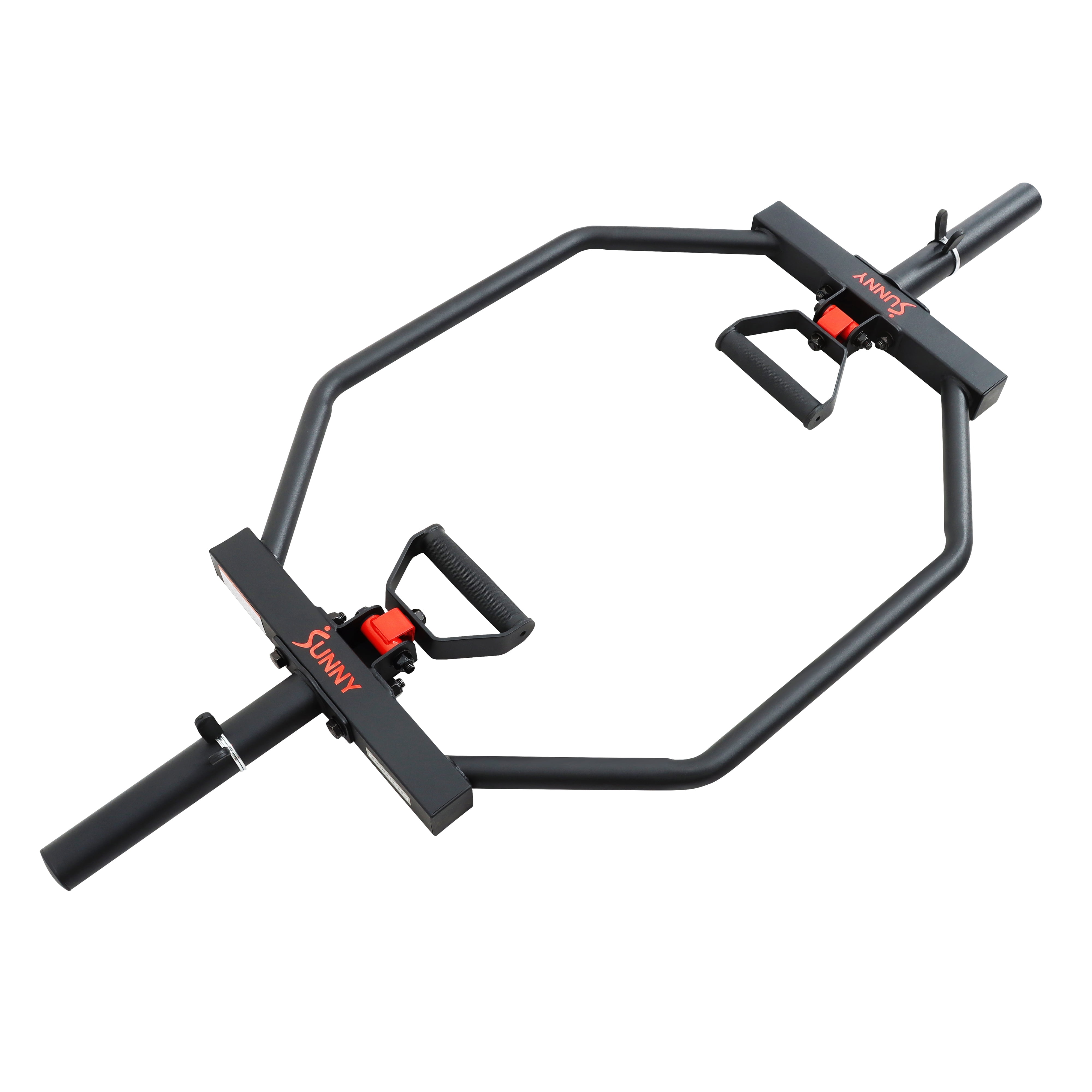 Sunny Health & Fitness Olympic Barbell Hex Weight Trap Bar with Free SunnyFit® App OB-TRAP