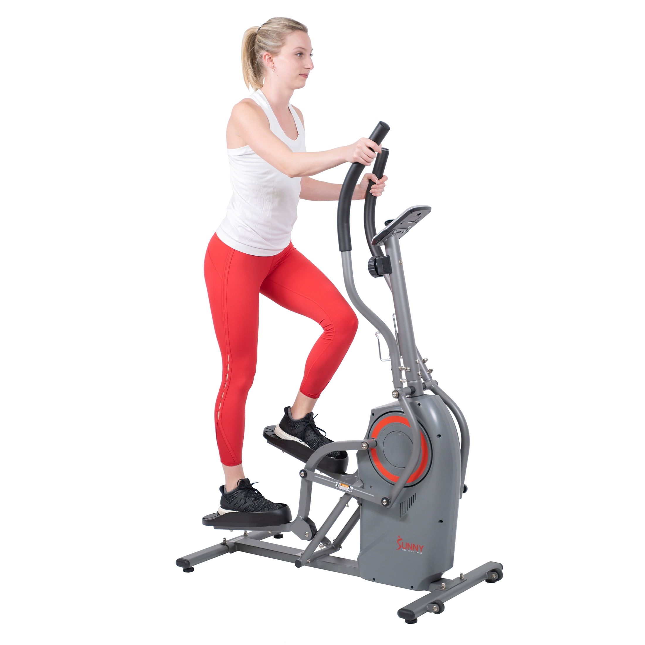 Sunny Health Fitness SF E3911 Performance Elliptical Cross Trainer Cardio Climber with 8 Levels of Resistance Walmart